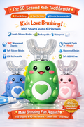 Kids U-Shaped Electric Toothbrush – 360° Sonic Cleaning